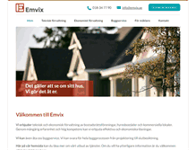 Tablet Screenshot of emvix.se